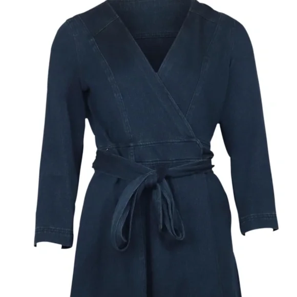 Diane Von Furstenberg | Dresses | Diane Von Furstenberg Dvf Christa Denim  Wrap Dress | Poshmark